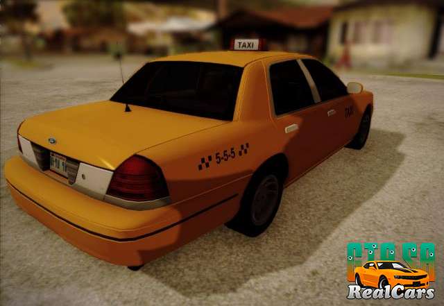Ford Crown Victoria Taxi 2003 rear view