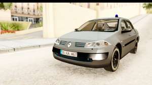 Renault Megane 2 Sedan Unmarked Police Car - 3